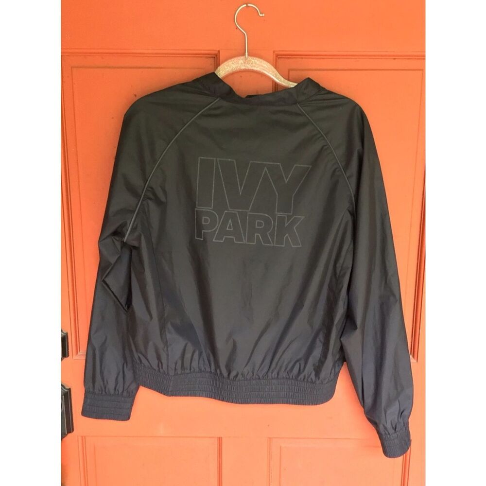 IVY PARK Black Bomber Windbreaker Jacket - Picture 3 of 4